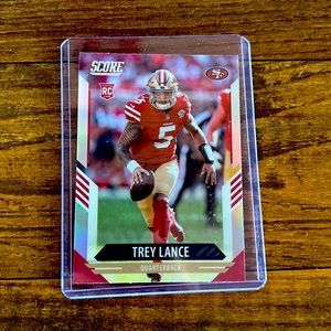 Trey Lance Prism Rookie Card